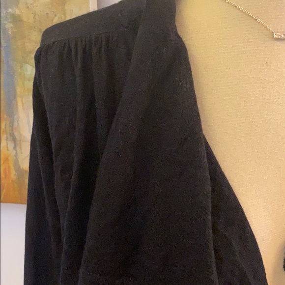 BCBG SM Black Waterfall Cardigan - Picture 5 of 6